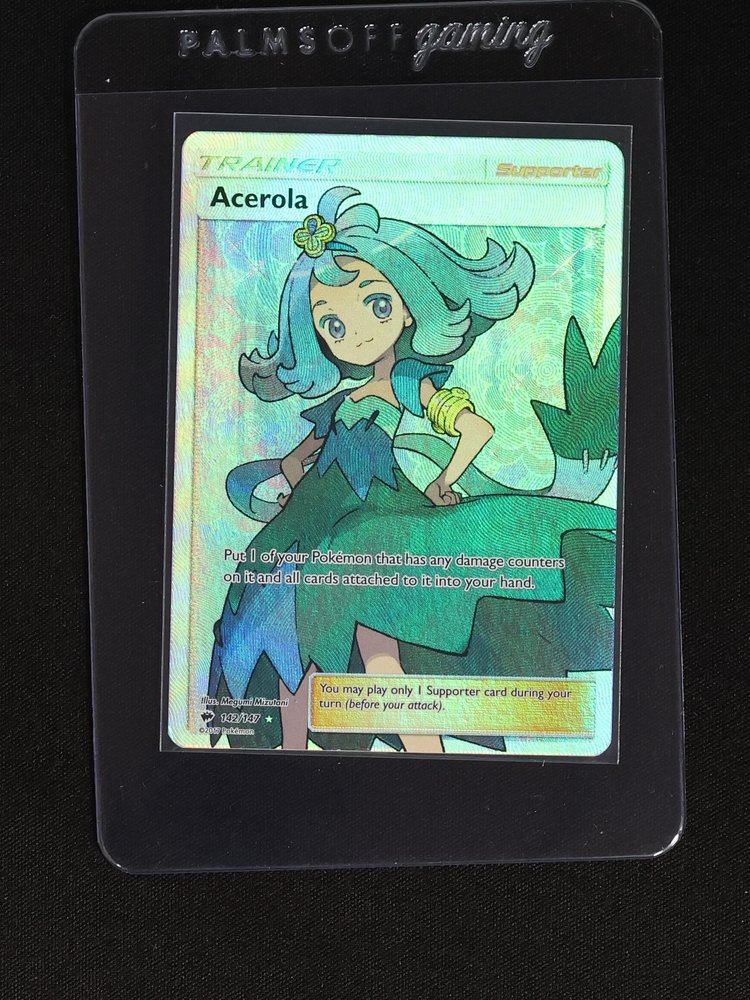 2017 Pokémon TCG Burning Shadows #142 Acerola — front