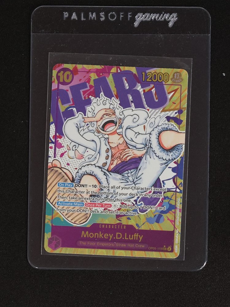 One Piece Card Game OP05-119 Monkey.D.Luffy Awakening of the New Era Alternate Art Foil — front