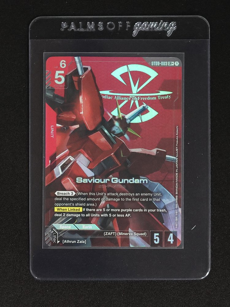 Gundam Card Game ST09-003 Saviour Gundam — front