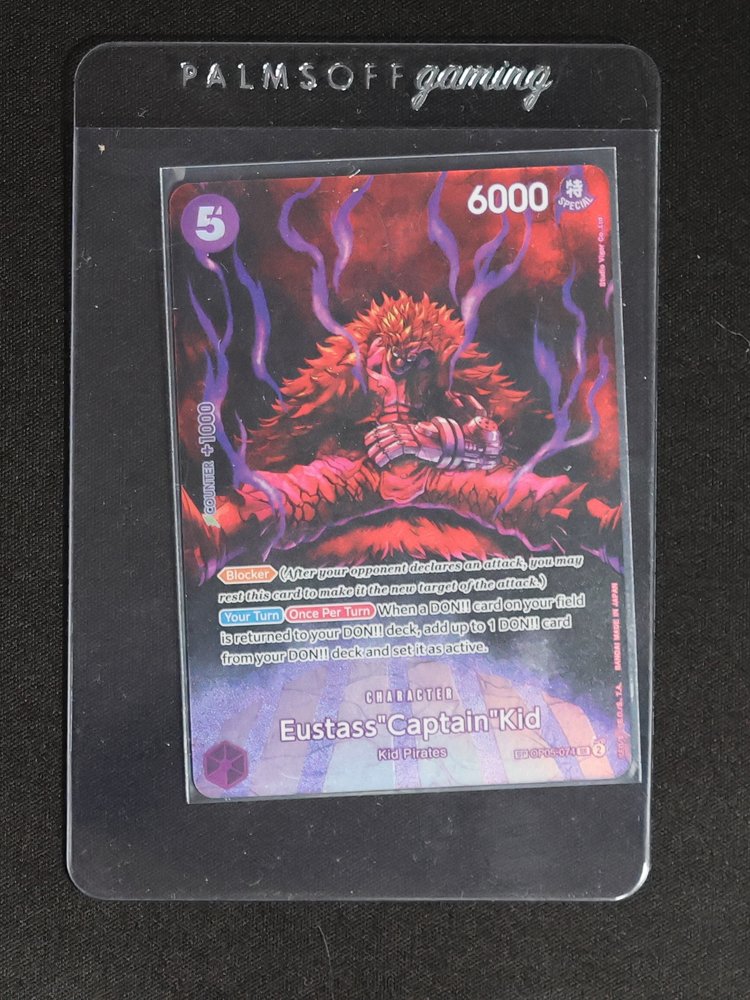 One Piece TCG OP05-074 Eustass "Captain" Kid — front