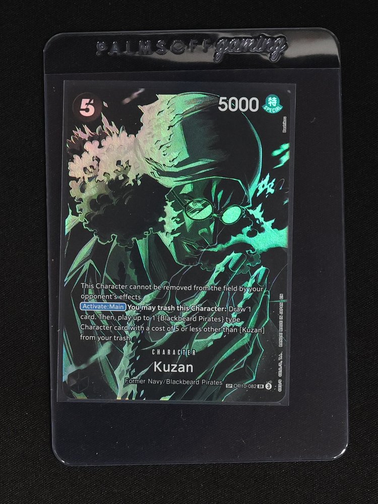 One Piece TCG 2025 OP10-082 Kuzan SP Special Rare — front