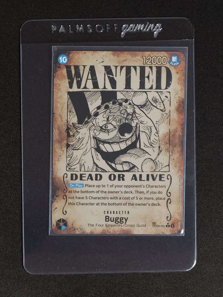 2024 One Piece Card Game OP09-051 Buggy Wanted Poster — front