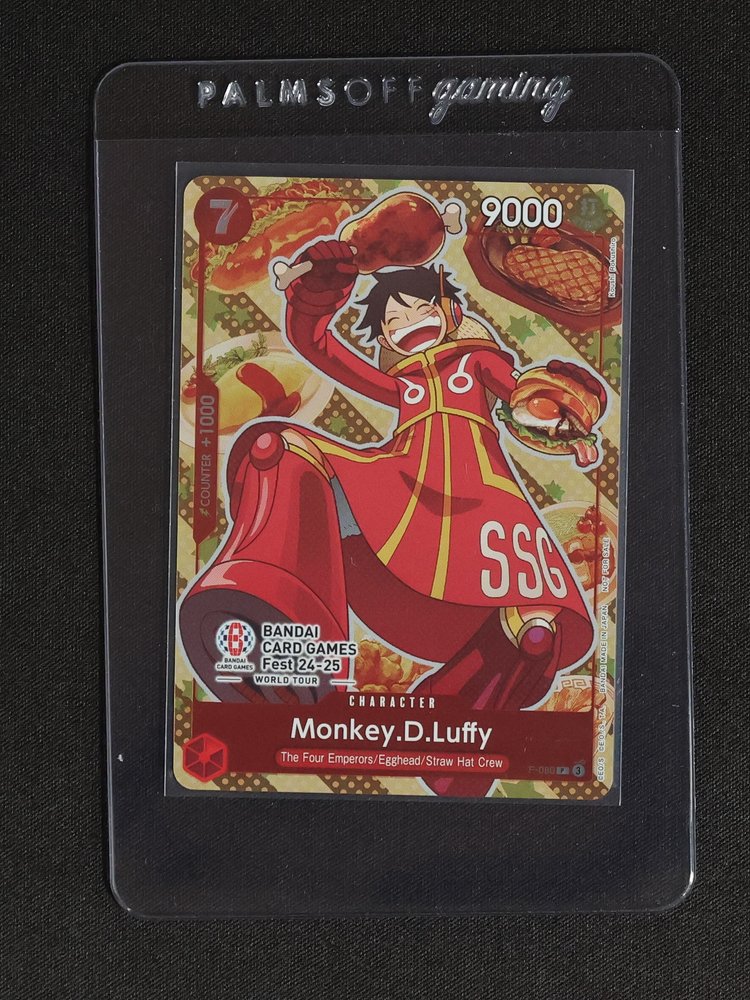 Monkey.D.Luffy P-080 Bandai Card Games Fest 24-25 — front