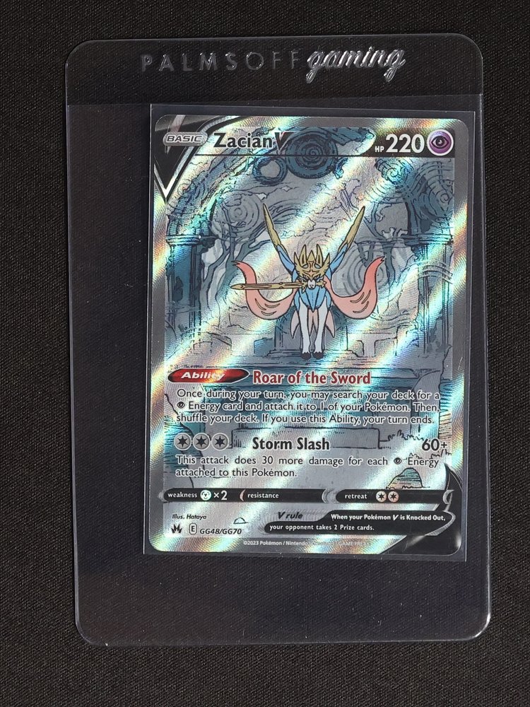 2023 Pokemon Zacian V #GG48 Crown Zenith — front