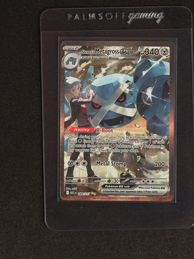 2025 Pokémon #289 Steven's Metagross ex — front