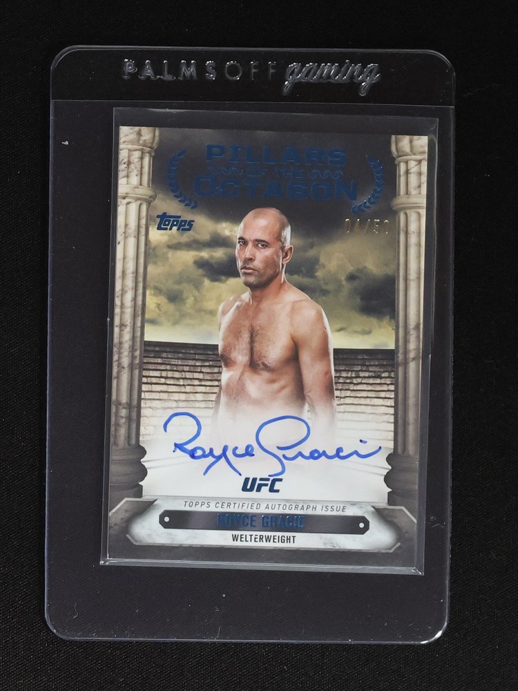 2024 Topps UFC Knockout Pillars of The Octagon Autographs Royce Gracie — front