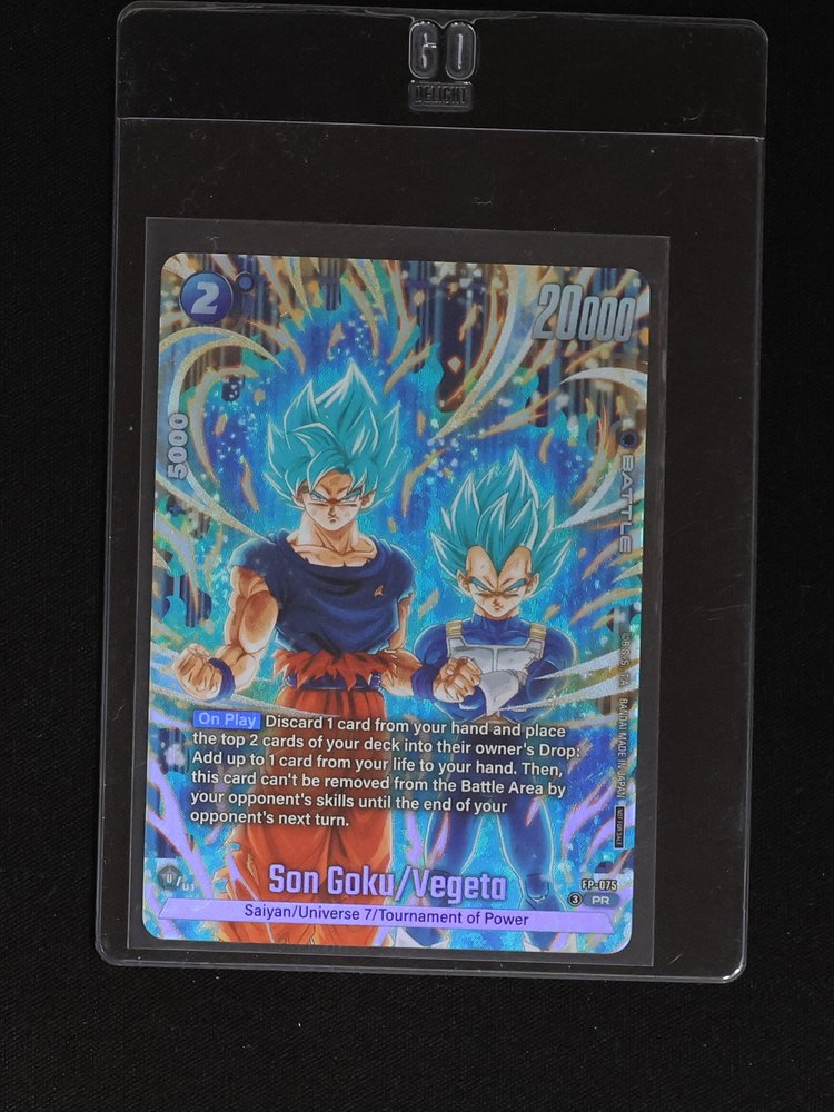Dragon Ball Super Fusion World FP-075 Son Goku/Vegeta — front