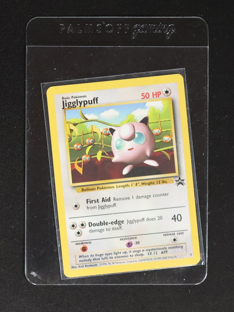 1999 Pokémon Black Star Promo #7 Jigglypuff — front