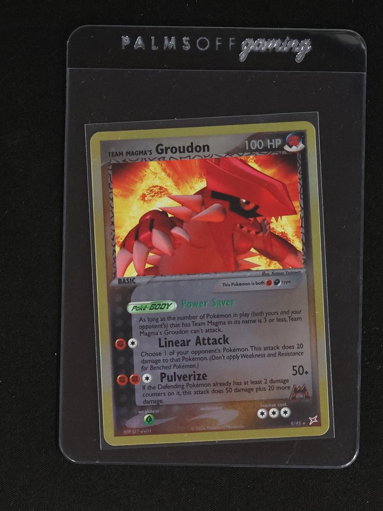 2004 Pokémon Team Magma's Groudon 9/95 — front