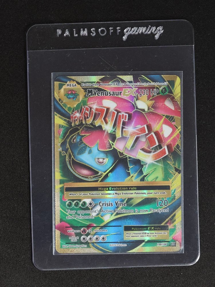2016 Pokémon XY Evolutions #100 Mega Venusaur EX — front