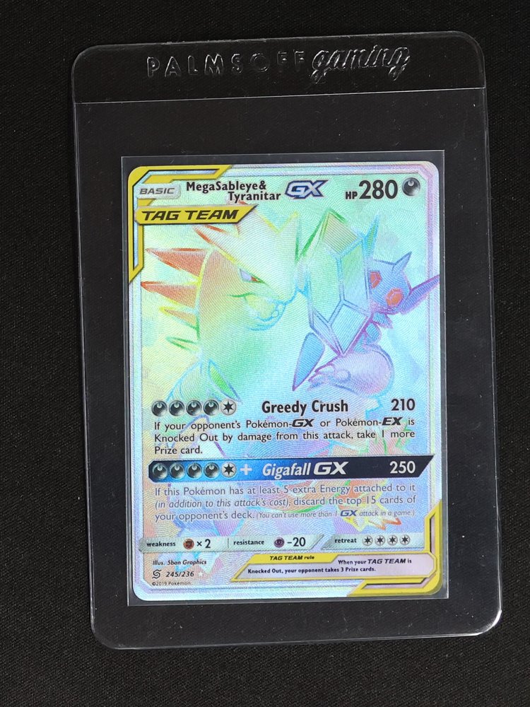 2019 Pokémon #245 Mega Sableye & Tyranitar GX — front
