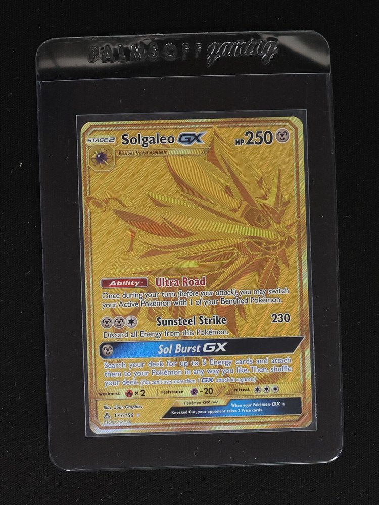 2018 Pokémon Ultra Prism #173 Solgaleo GX — front