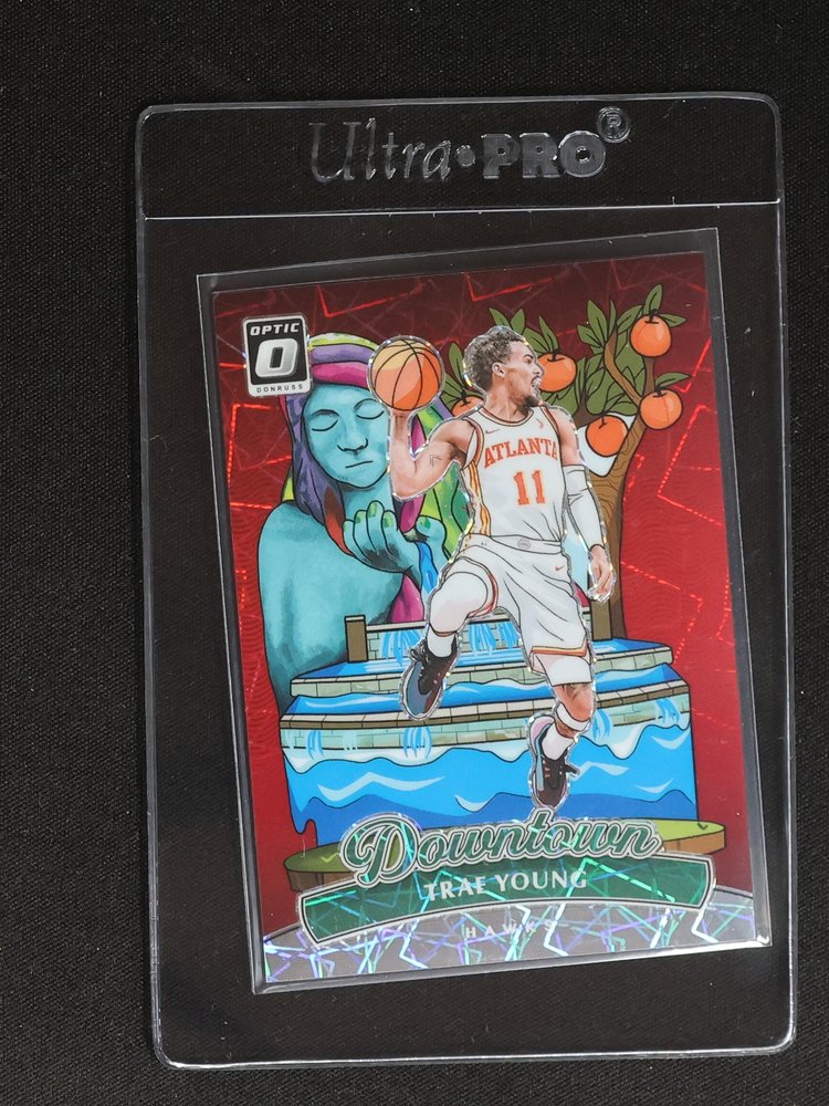 2024-25 Donruss Optic #11 Trae Young Downtown — front