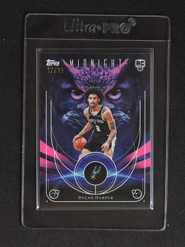 2025-26 Topps Midnight Night Owls #NO-17 Dylan Harper — front