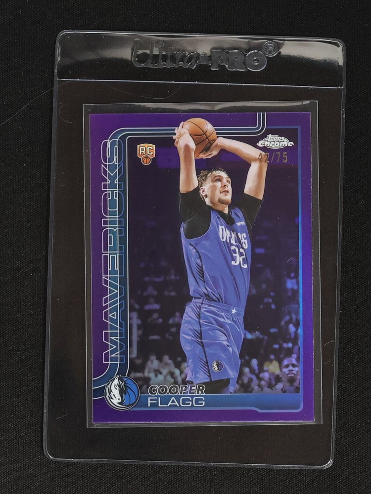 2025-26 Topps Chrome #251 Cooper Flagg Rookie Card — front