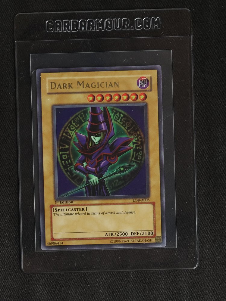 2002 Yu-Gi-Oh! LOB-A005 Dark Magician — front