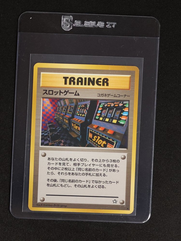 1996 Nintendo Pokemon Slot Machine Trainer S-197 — front