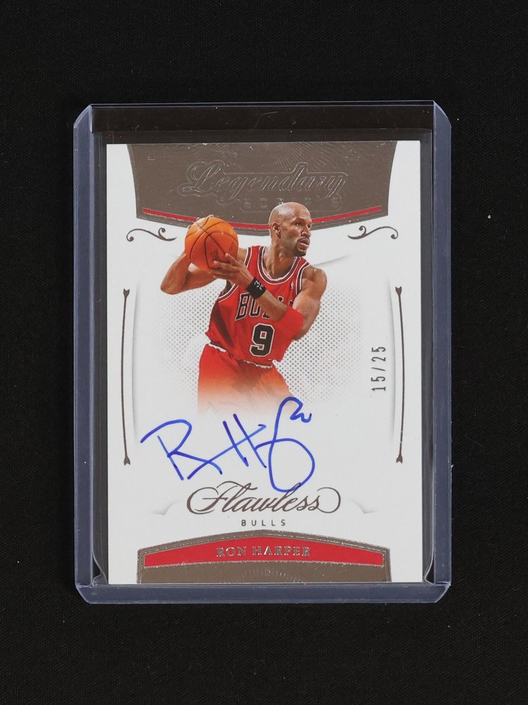 2020 Panini Flawless Legendary Scripts #15 Ron Harper — front