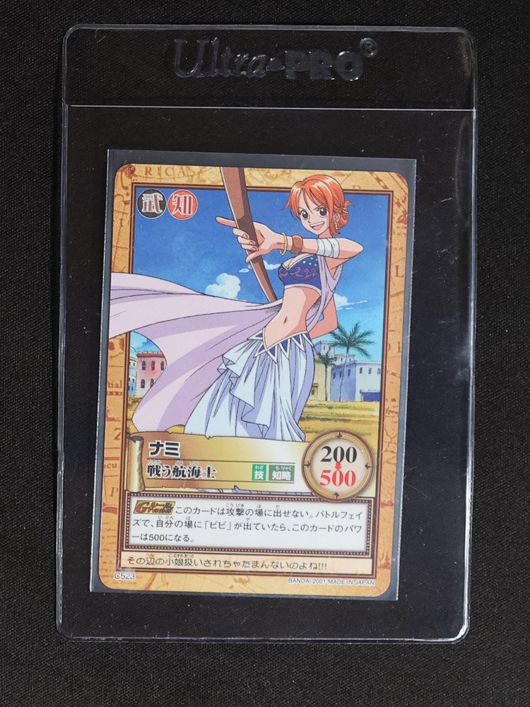 2001 One Piece Carddass Hyper Battle #C523 Nami — front