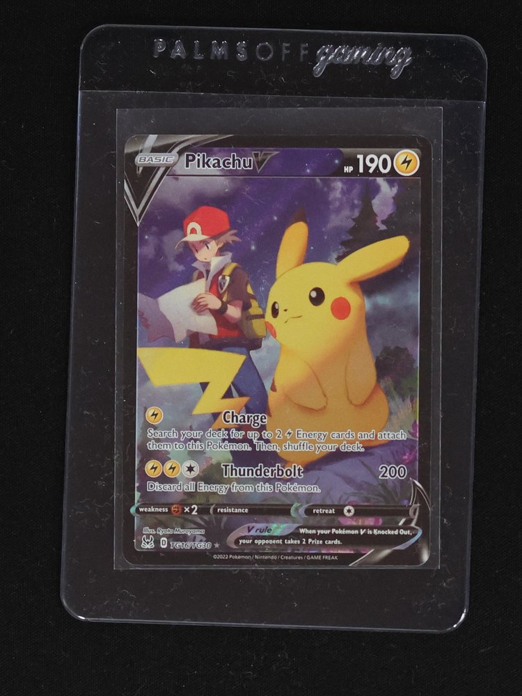 2022 Pokémon Pikachu V TG16/TG30 Lost Origin Trainer Gallery — front