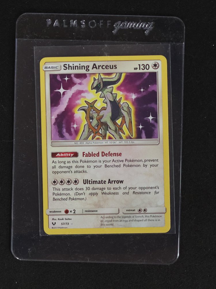 2017 Pokémon Shining Legends #57 Shining Arceus — front