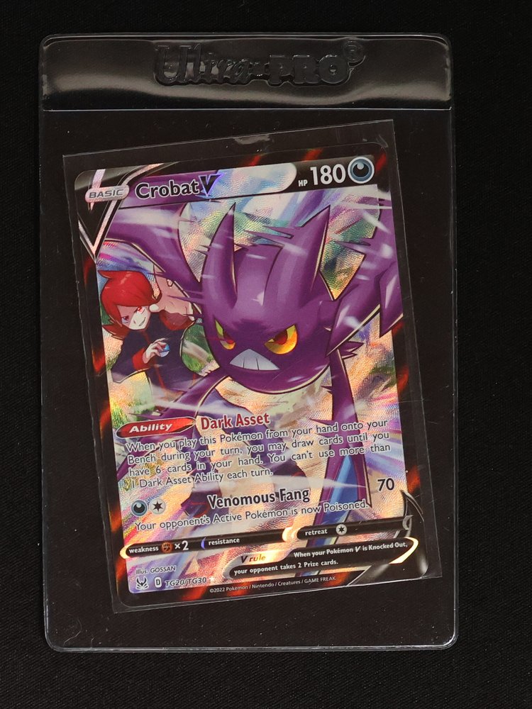 2022 Pokemon Lost Origin Trainer Gallery #TG20/TG30 Crobat V — front