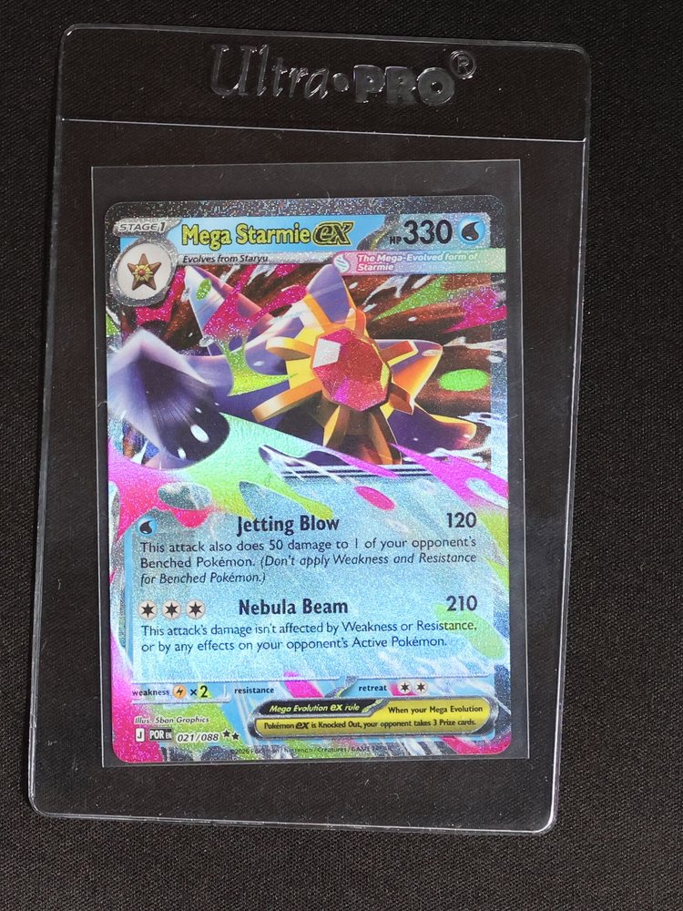 2026 Pokémon #021 Mega Starmie EX — front