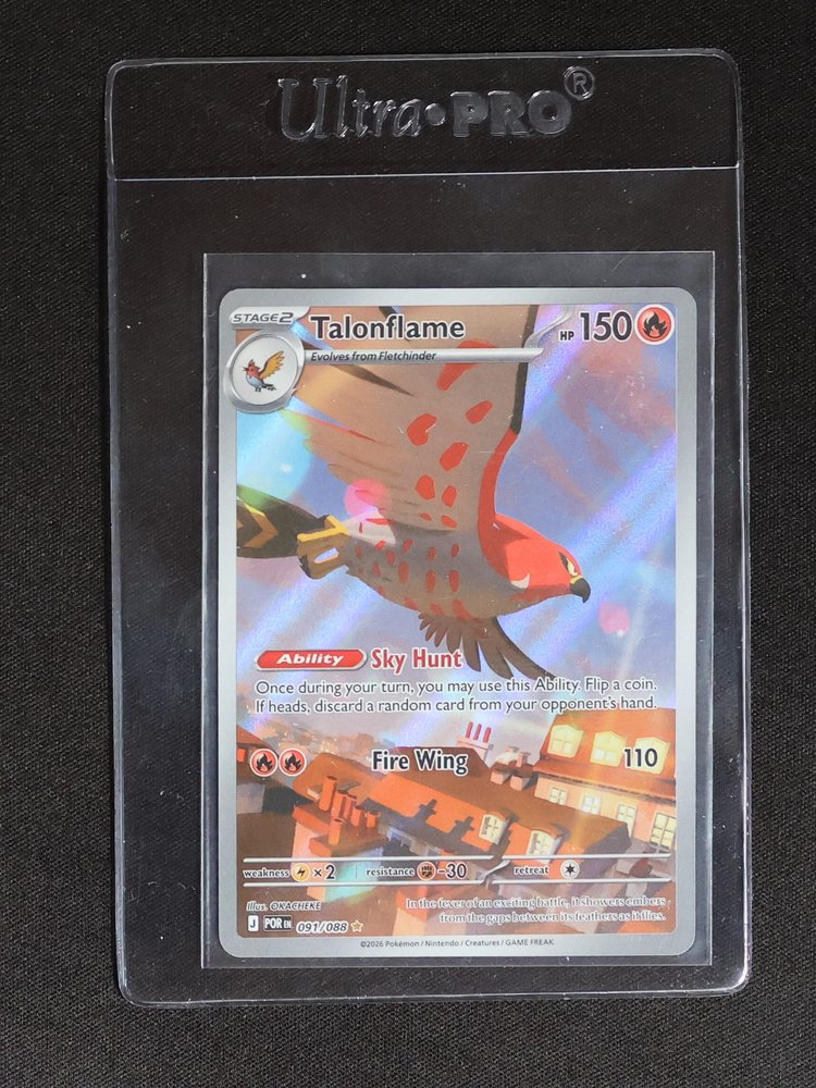 2026 Pokémon Perfect Order #091 Talonflame — front