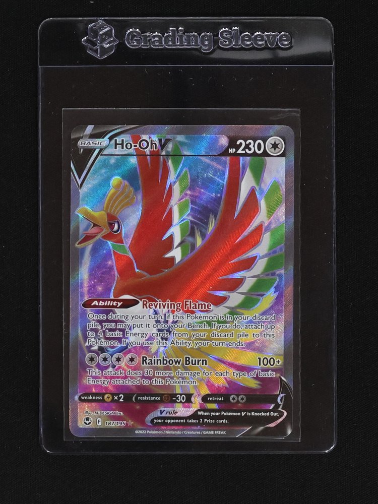 2022 Pokémon SWSH12: Silver Tempest #187 Ho-Oh V — front