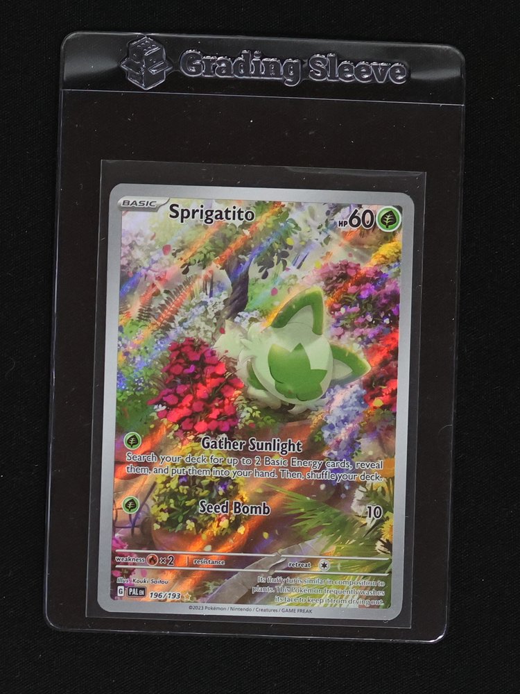 2023 Pokémon #196 Sprigatito — front
