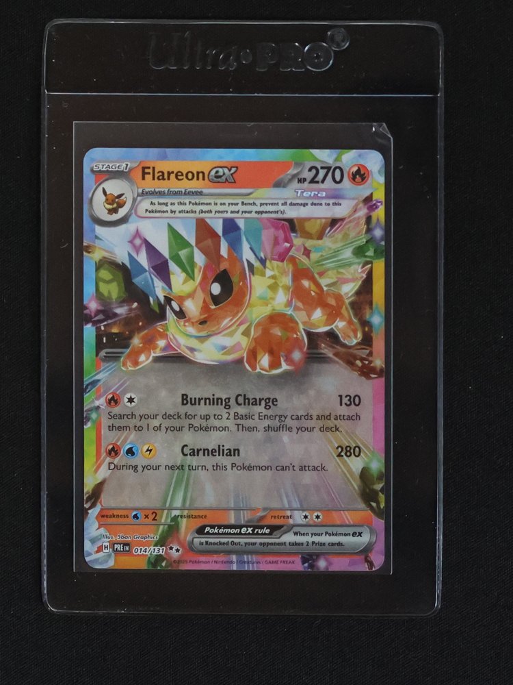 2016 Pokémon TCG Prismatic Evolutions #014 Flareon ex — front