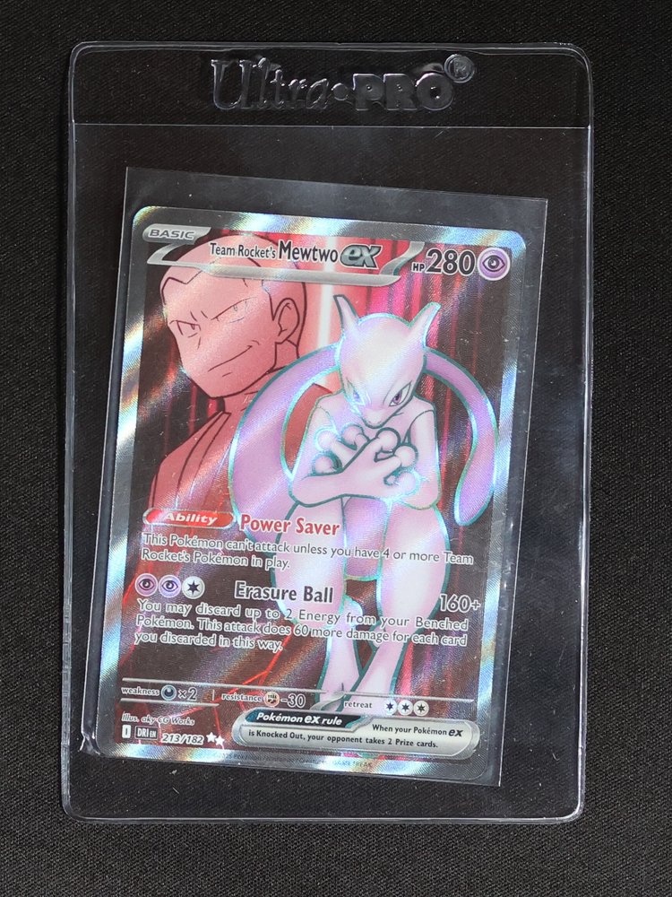 2022 Pokémon TCG SV10 #213 Team Rocket's Mewtwo ex — front