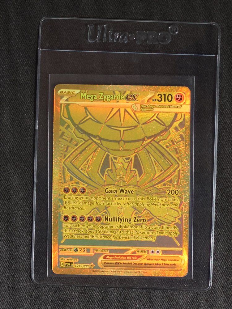 2016 Pokémon TCG Perfect Order #124 Mega Zygarde EX — front