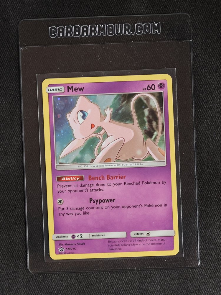 2019 Pokémon SM Black Star Promo #SM215 Mew — front