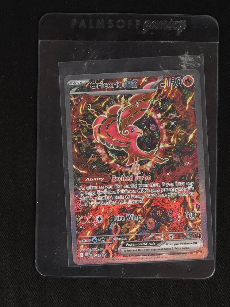 Pokémon TCG Oricorio EX 024 Me: Mega Evolution Promo — front