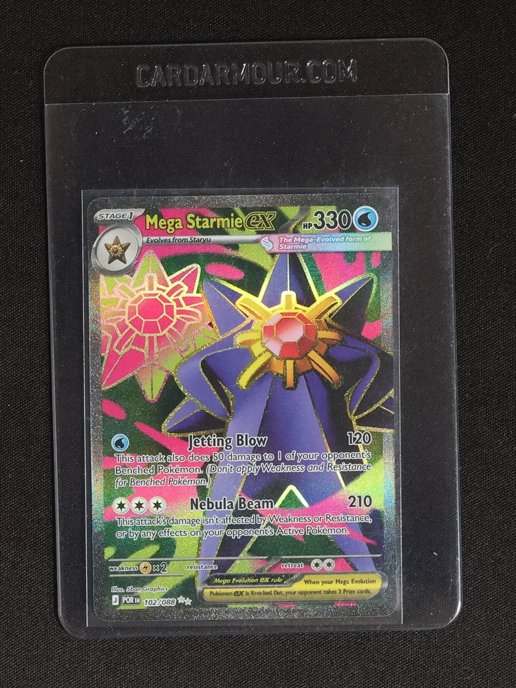 Mega Starmie EX 102/088 Perfect Order — front