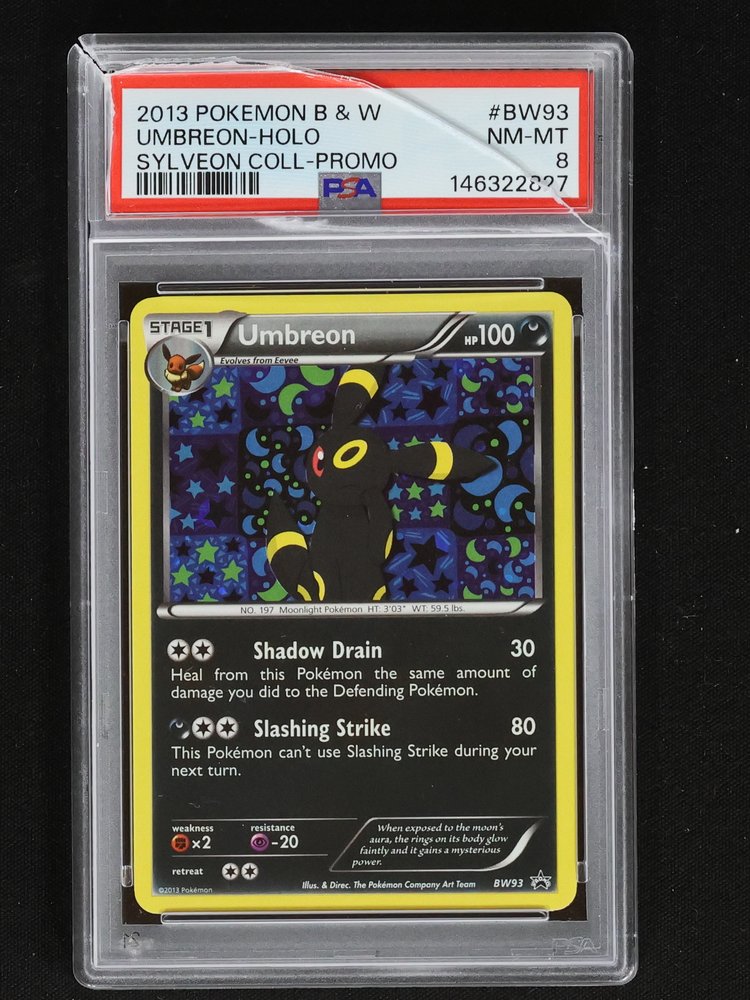 2013 Pokémon Black & White #BW93 Umbreon Holo Sylveon Collection Promo — front
