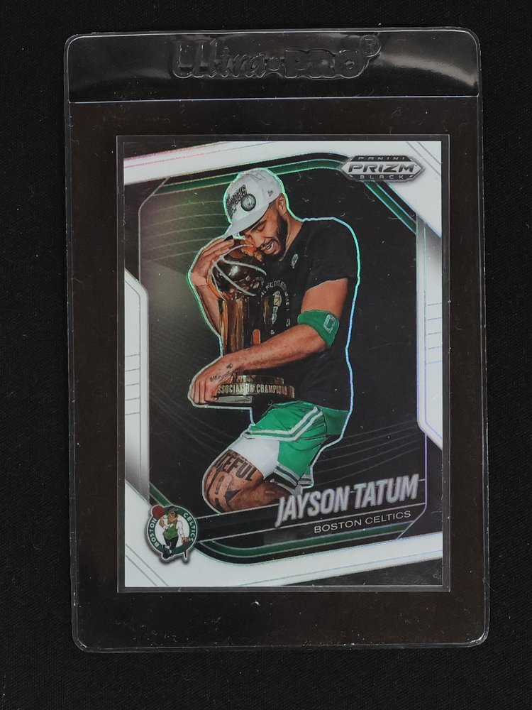 2024-25 Panini Prizm Black #139 Jayson Tatum — front