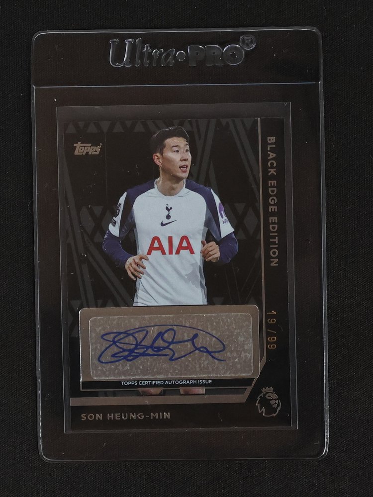 2025-26 Topps Premier League Black Edge Edition #Son Heung-Min — front