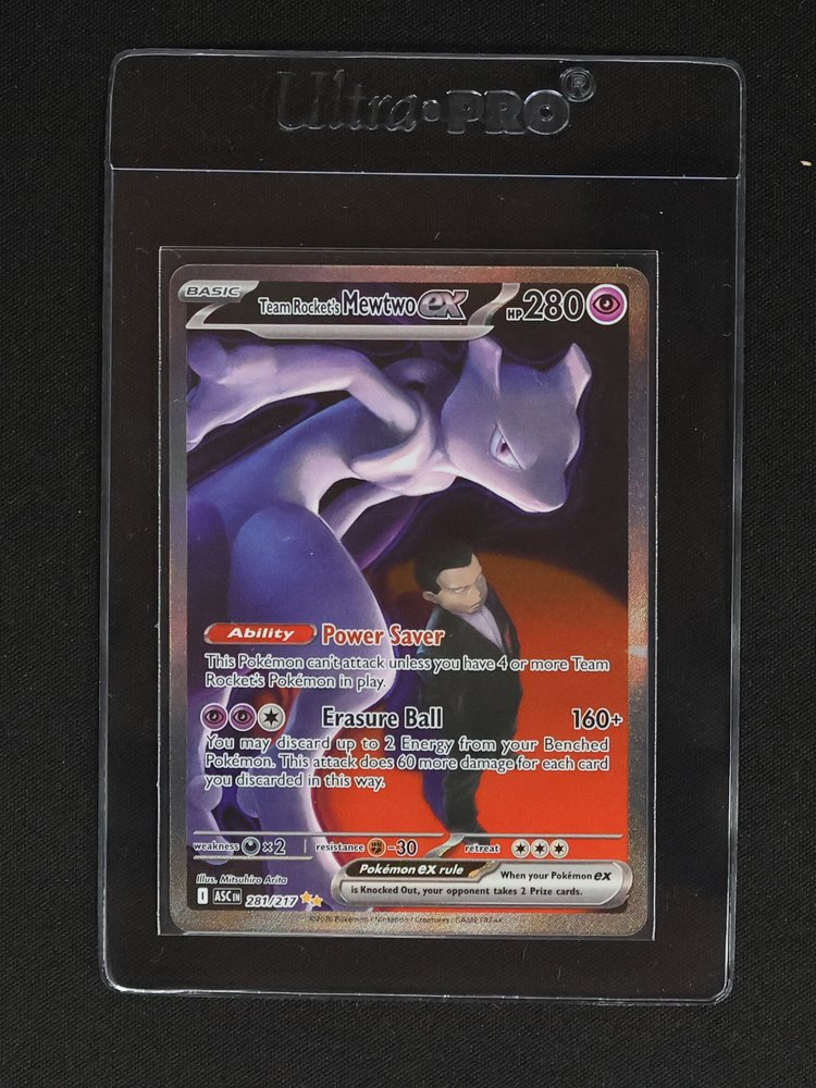 2026 Pokémon Team Rocket's Mewtwo ex #281 — front