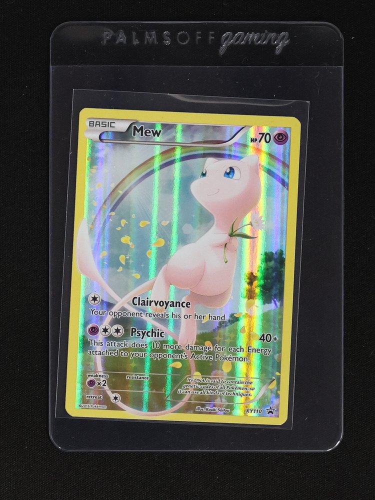 2016 Pokémon XY Black Star Promo #XY110 Mew — front