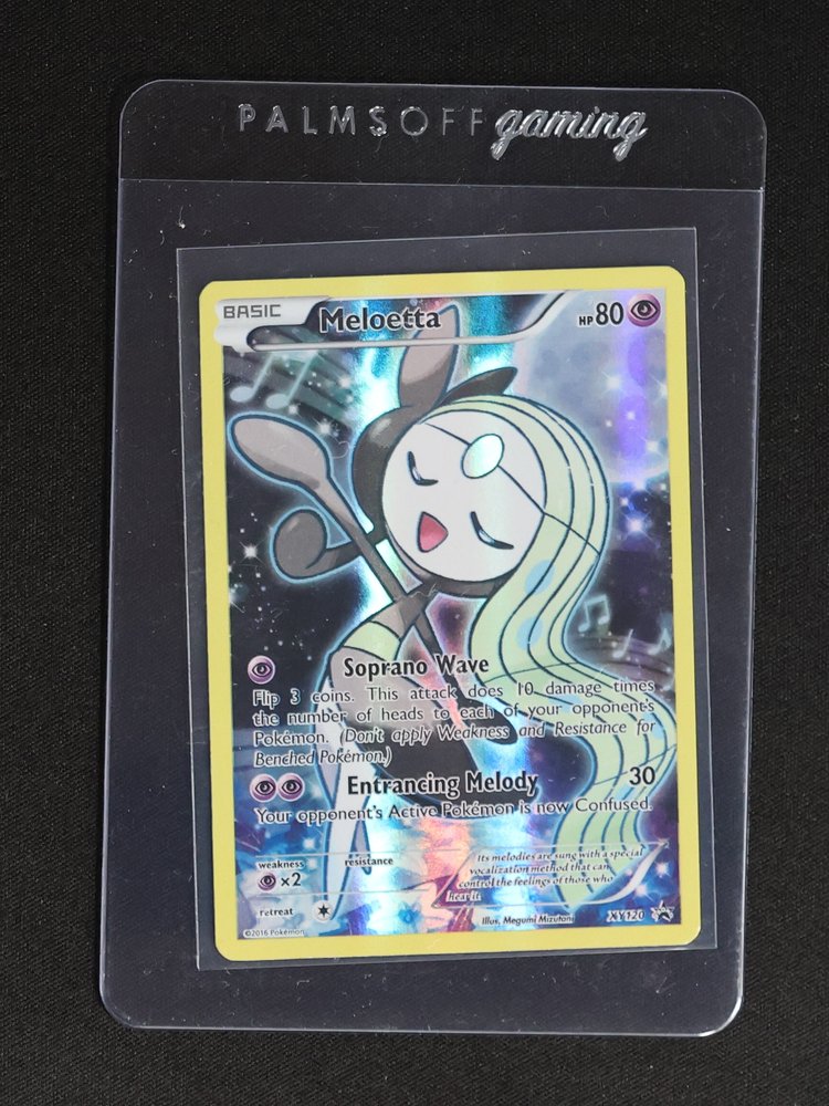 2016 Pokémon XY Black Star Promo #XY120 Meloetta — front