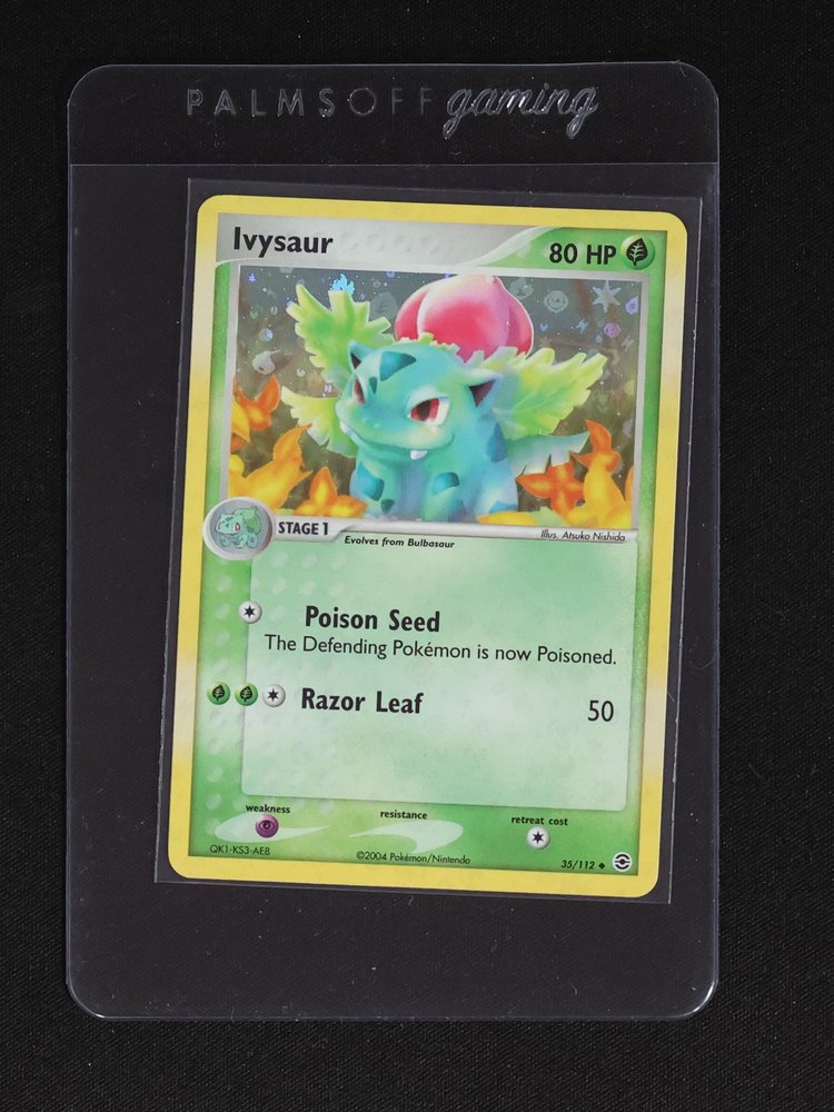 2004 Pokémon FireRed & LeafGreen #35 Ivysaur — front