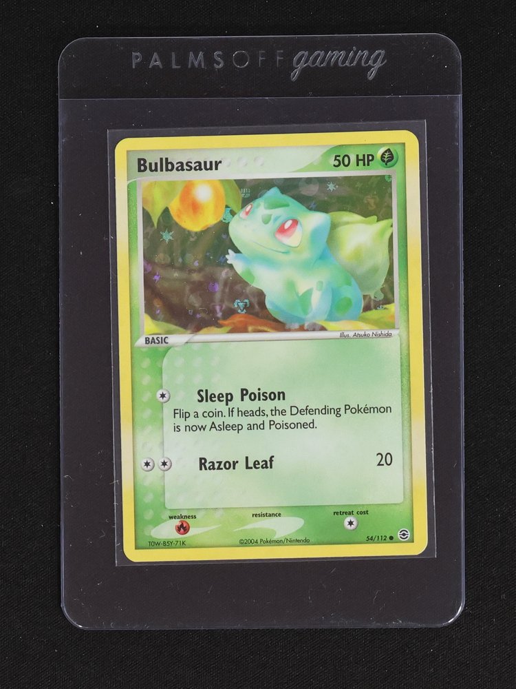 2004 Pokémon EX FireRed & LeafGreen #54 Bulbasaur — front