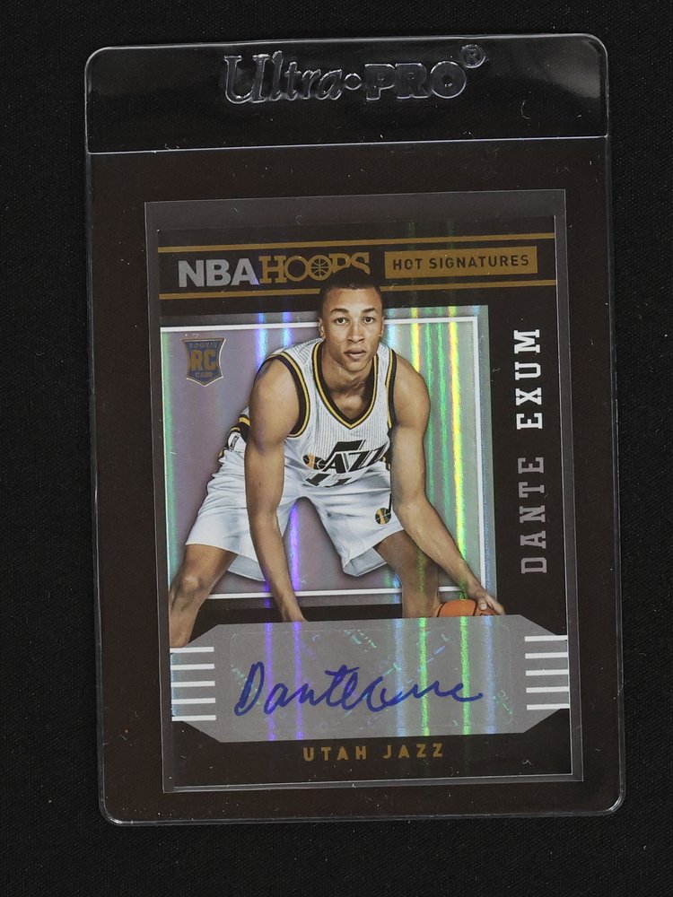 2014-15 Panini NBA Hoops Hot Signatures #70 Dante Exum — front