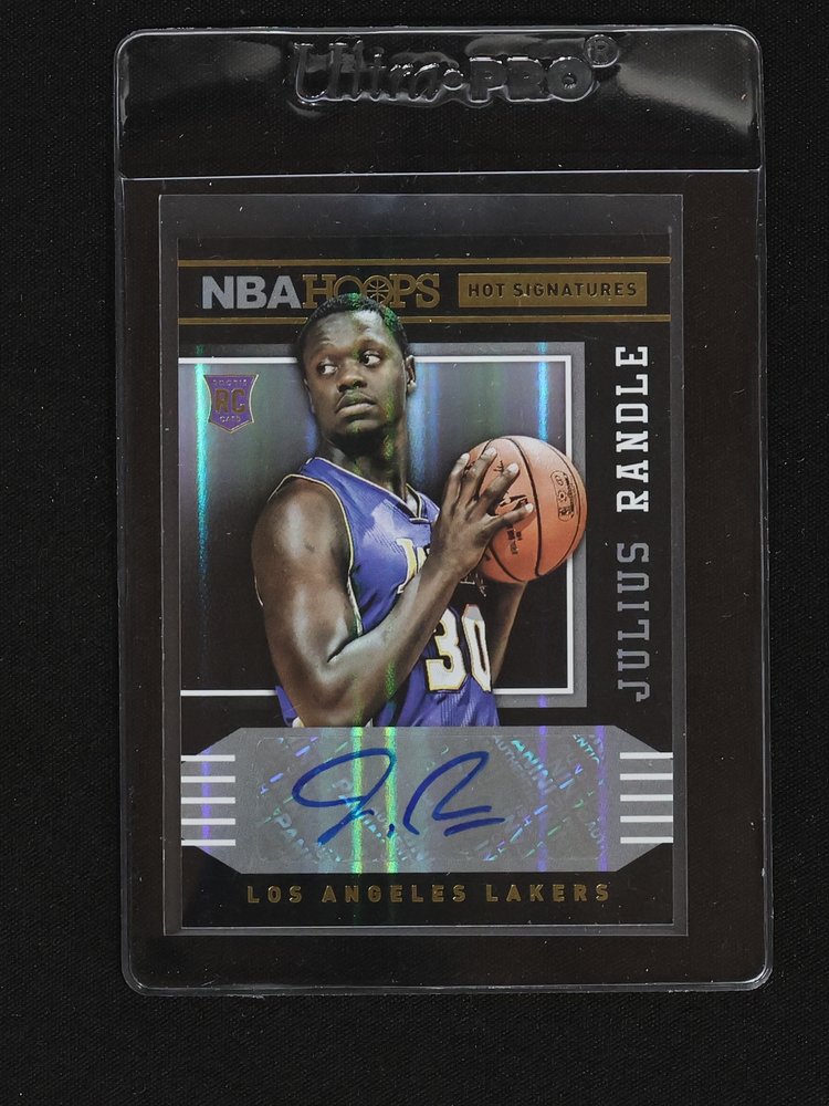 2014-15 Panini NBA Hoops Hot Signatures #72 Julius Randle — front