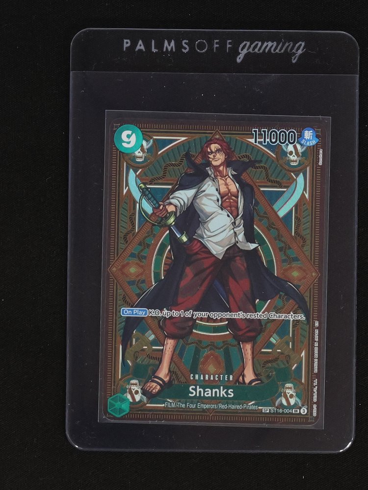 Bandai One Piece Card Game 2022 #ST16-004 Shanks — front