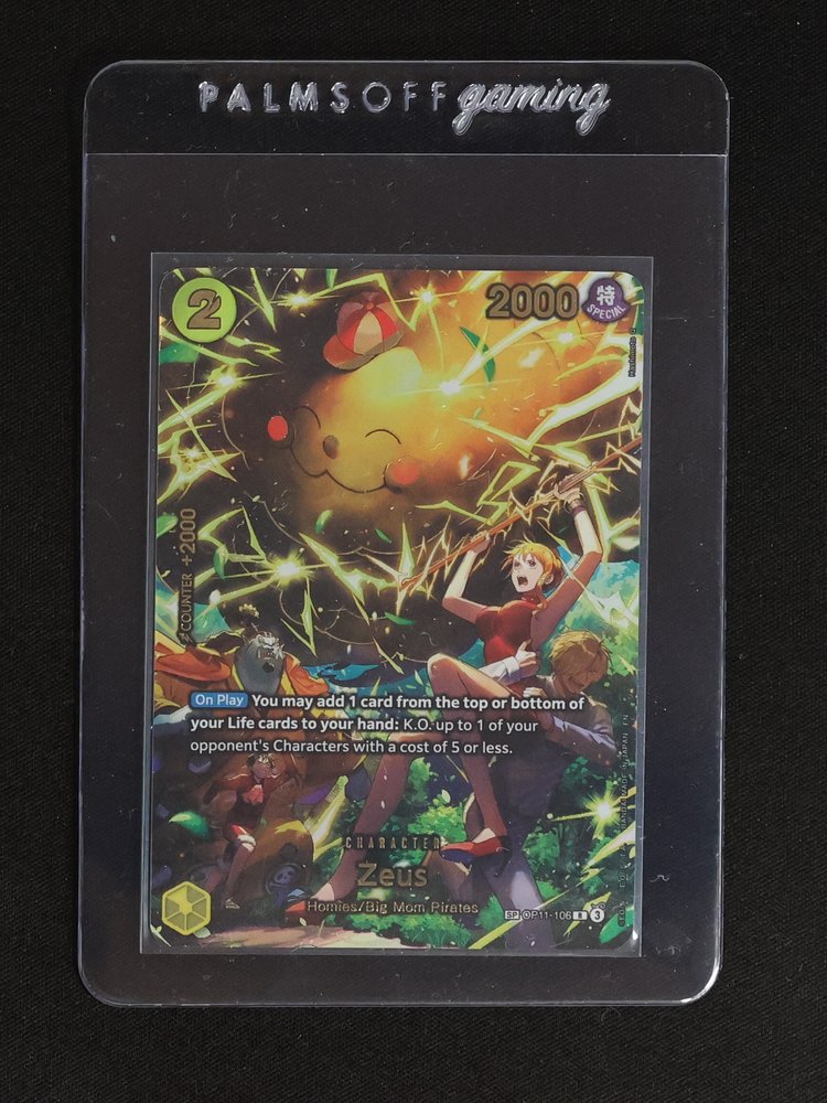 One Piece Card Game OP11-106 Zeus SP — front