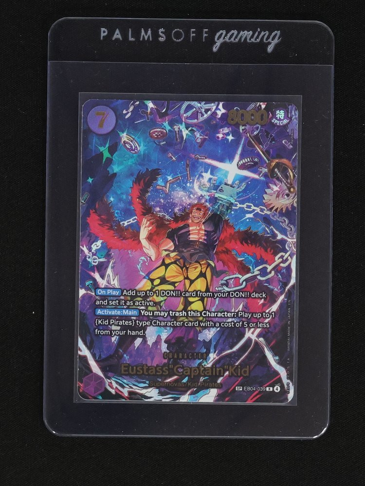 2026 One Piece Card Game EB04-039 Eustass "Captain" Kid SP — front