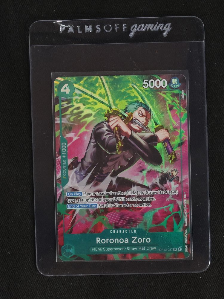 One Piece Card Game OP13-037 Roronoa Zoro — front